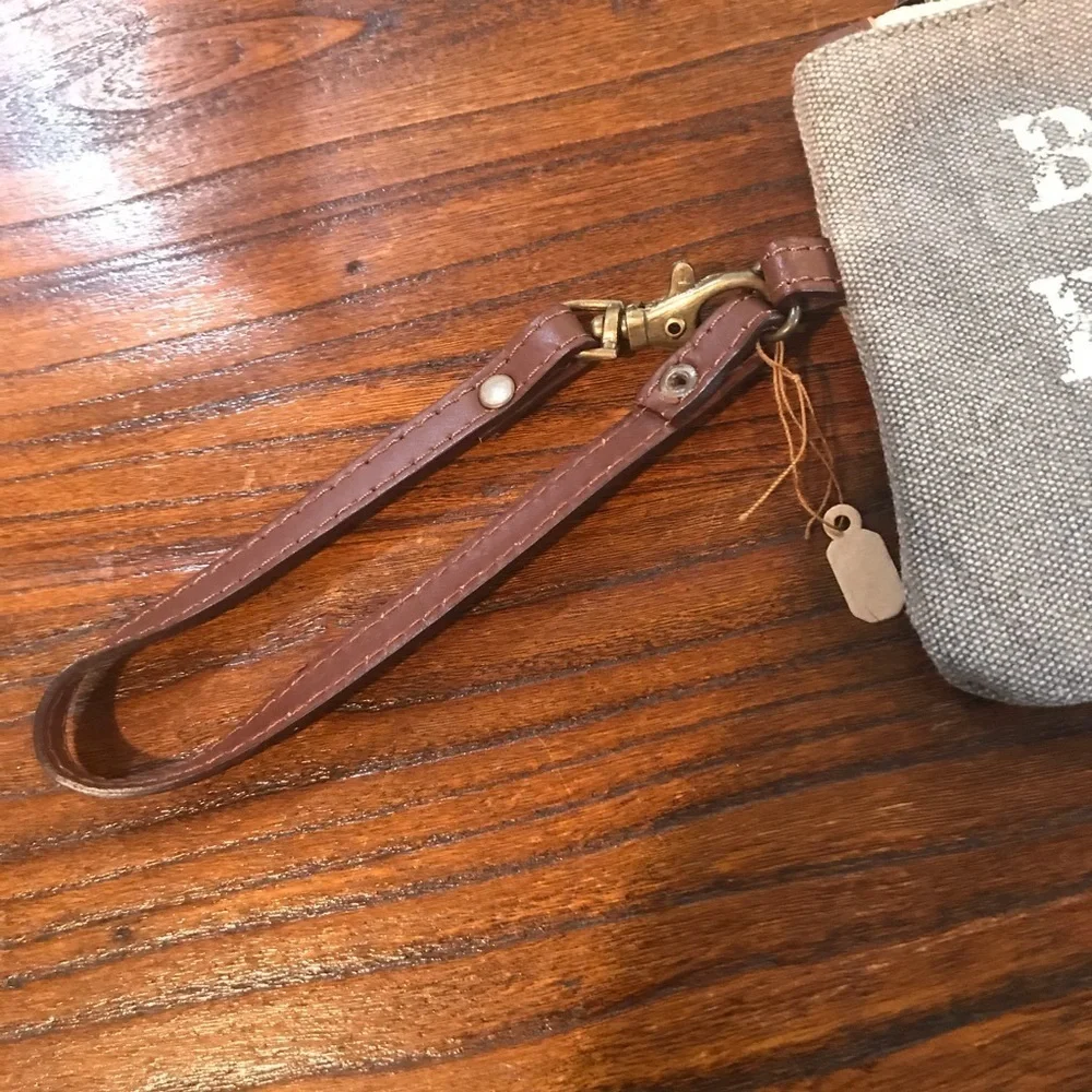 👜Double Sided Canvas Wristlet